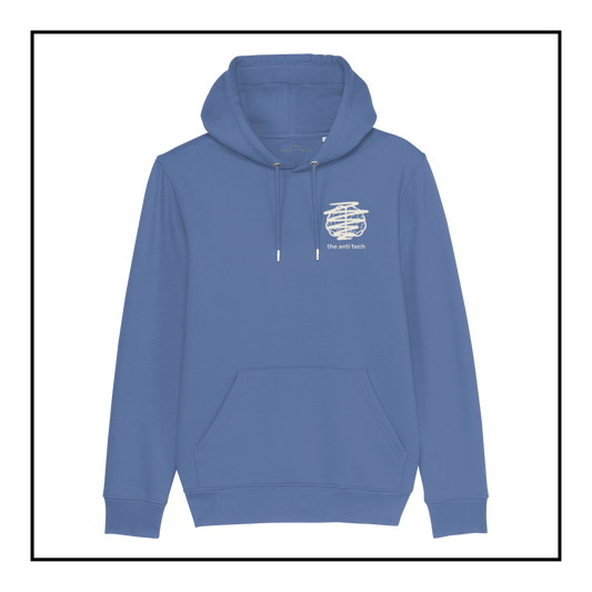 Job Augmentation | Women's Hoodie Bright Blue/Cream White