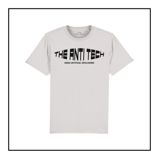 Rogue AI Logo | Men's T-Shirt Off White/Dark grey