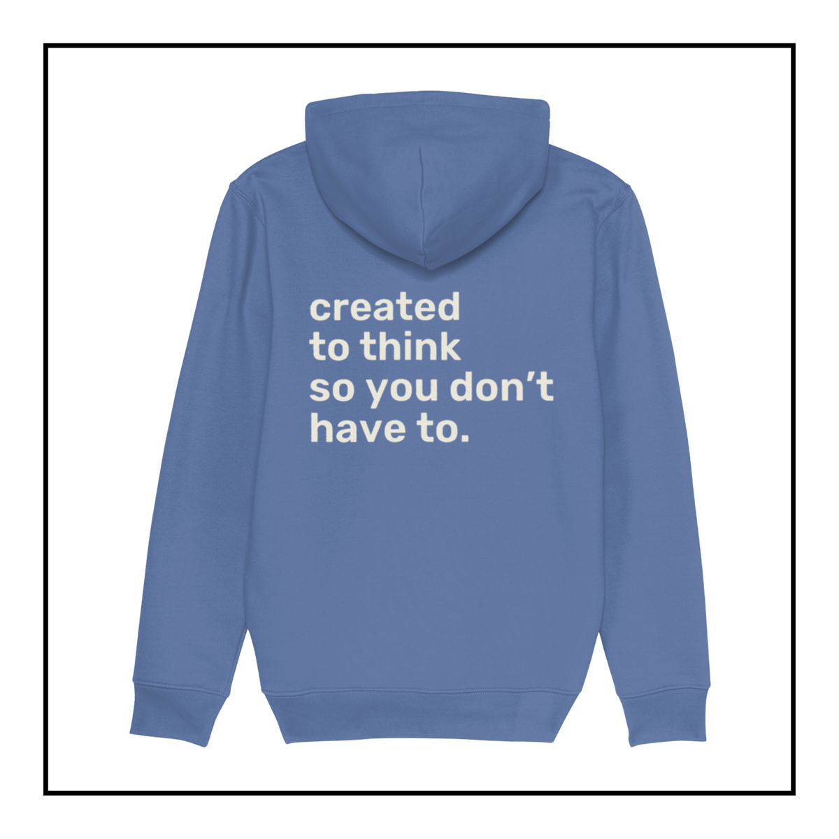 Job Augmentation | Women's Hoodie Bright Blue/Cream White