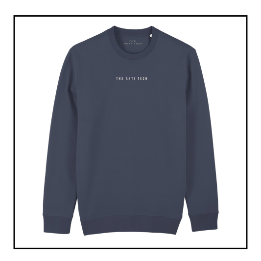 Created to Think | Men's Sweatshirt India Ink Grey/Vintage White