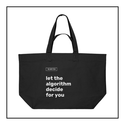 Dark Theme | Let the algorithm decide | Shopping Tote Bag