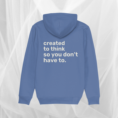 Job Augmentation | Women's Hoodie Bright Blue/Cream White