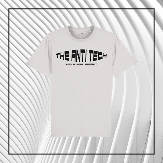 Rogue AI Logo | Men's T-Shirt Off White/Dark grey