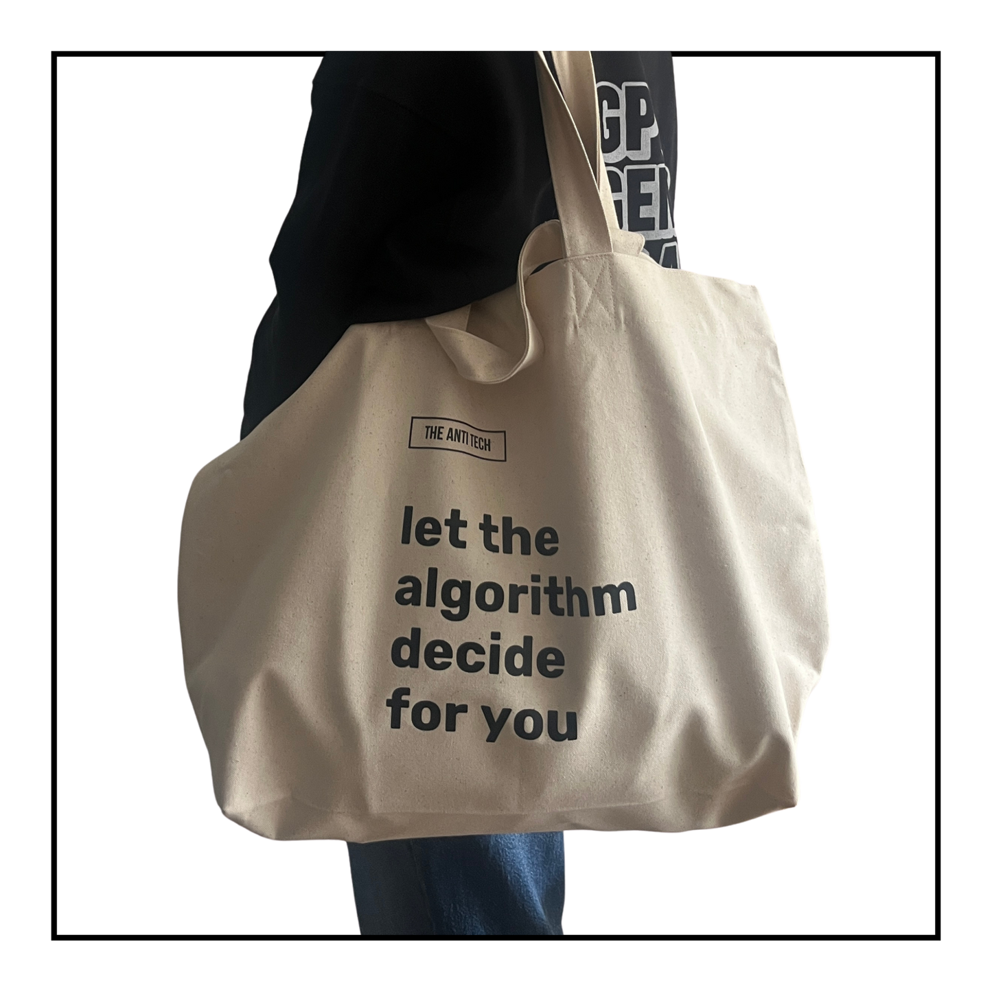 Let the algorithm decide | Shopping Tote Bag