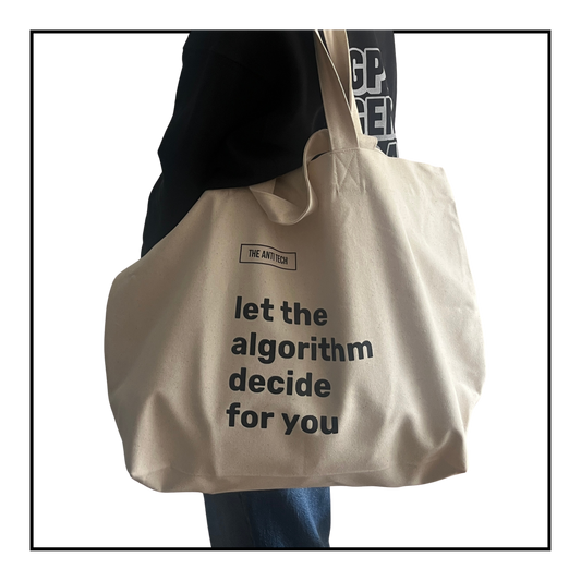 Let the algorithm decide | Shopping Tote Bag