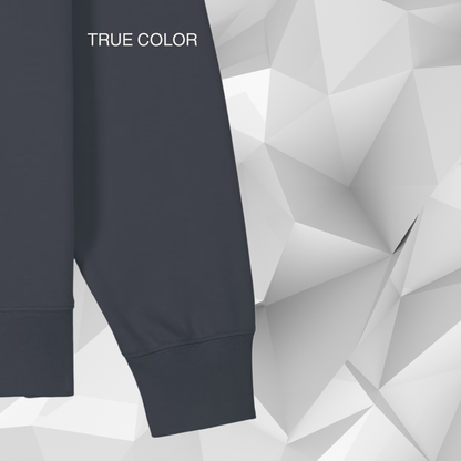 Created to Think | Men's Sweatshirt India Ink Grey/Vintage White