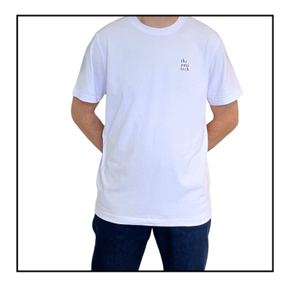 Agentic Dreams | Men's Boxy T-shirt White/Black